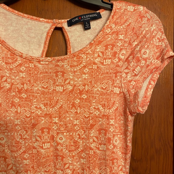 Pink Patterned Romper - Picture 3 of 4